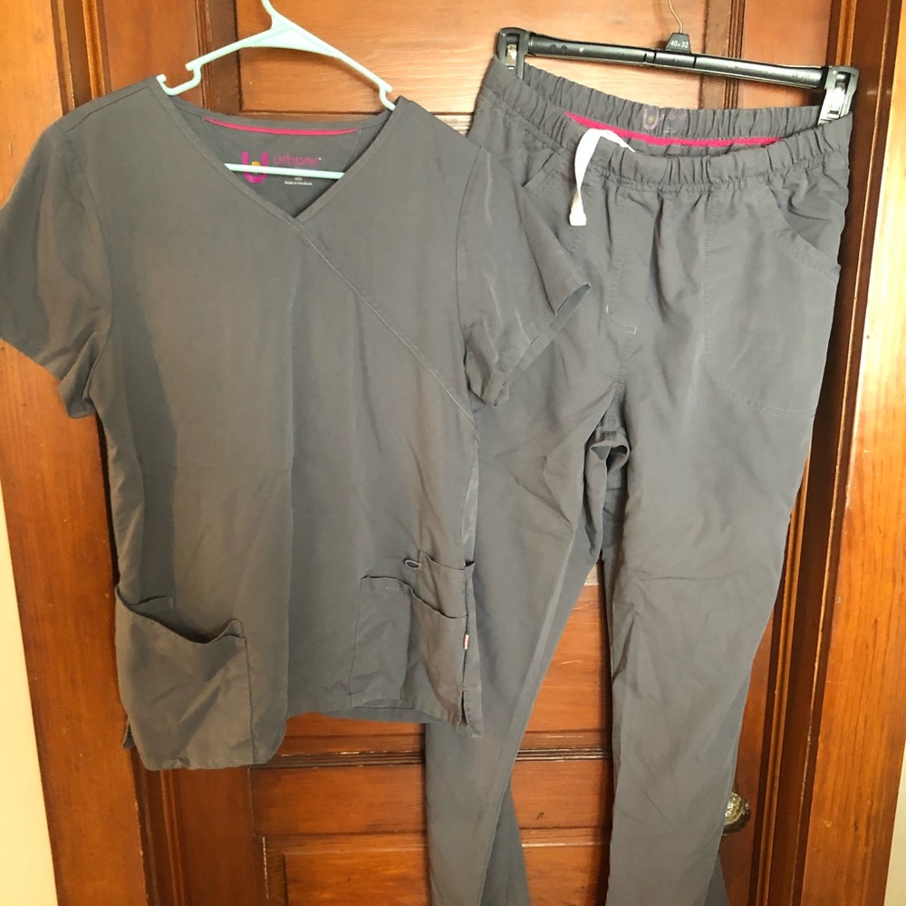 Urbane Grey Scrub Set